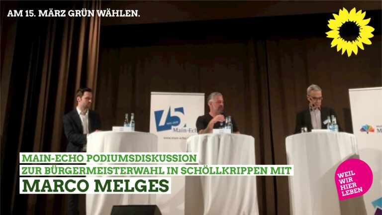 Podiumsdiskussion zur Bürgermeister-Wahl in Schöllkrippen
