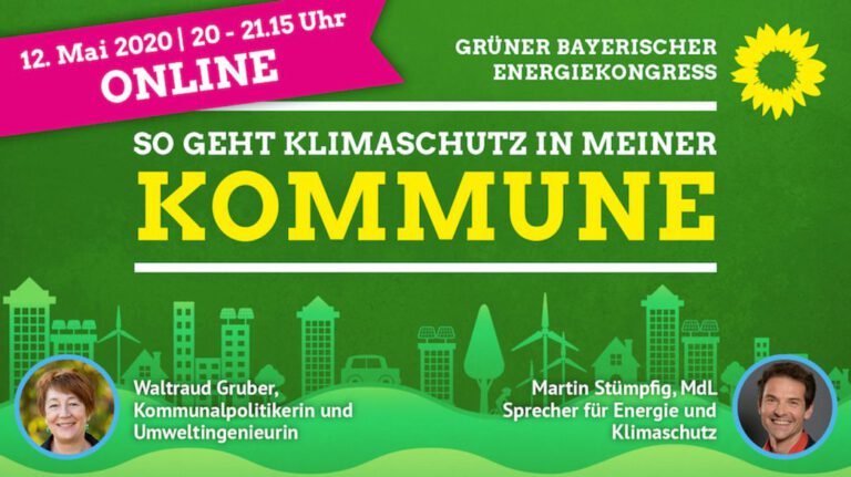 Grüner Bayerischer Energiekongress (Teil 2) als Webinar