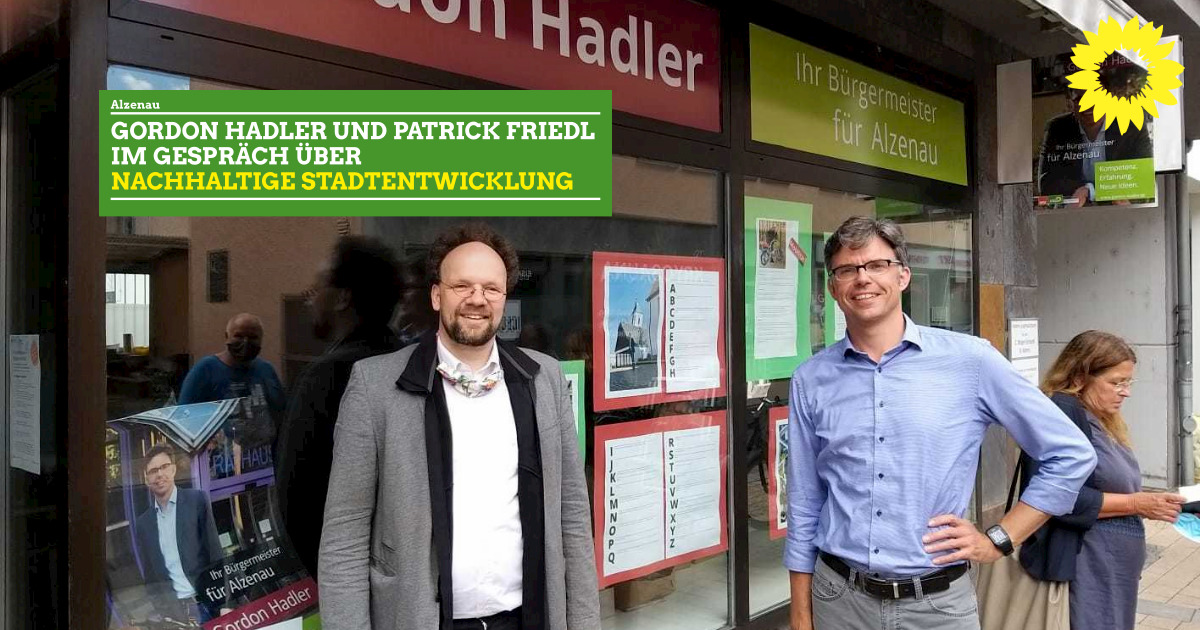 Gordon Hadler und Patrick Friedl im Gespräch über nachhaltige Stadtentwicklung