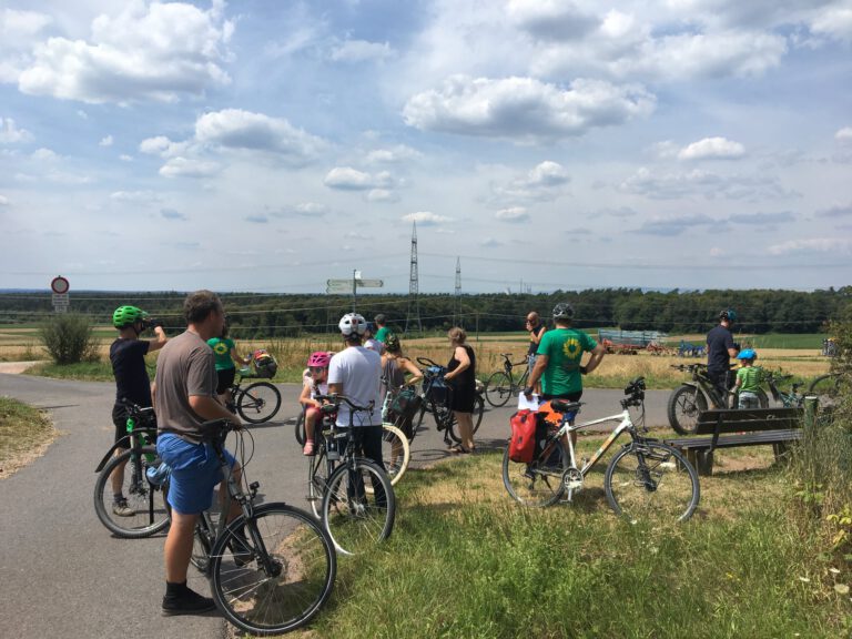 Radl-Tour mit den Landkreis-Grünen