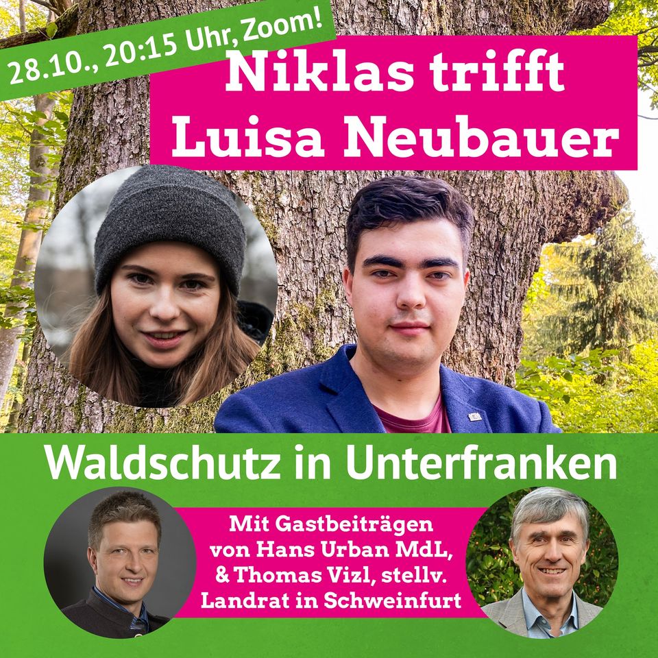 Niklas trifft Luise Neubauer: Waldschutz in Unterfranken
