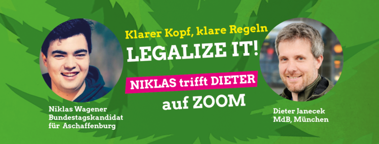 Niklas trifft Dieter Janecek – Legalize it! Klarer Kopf. Klare Regeln.