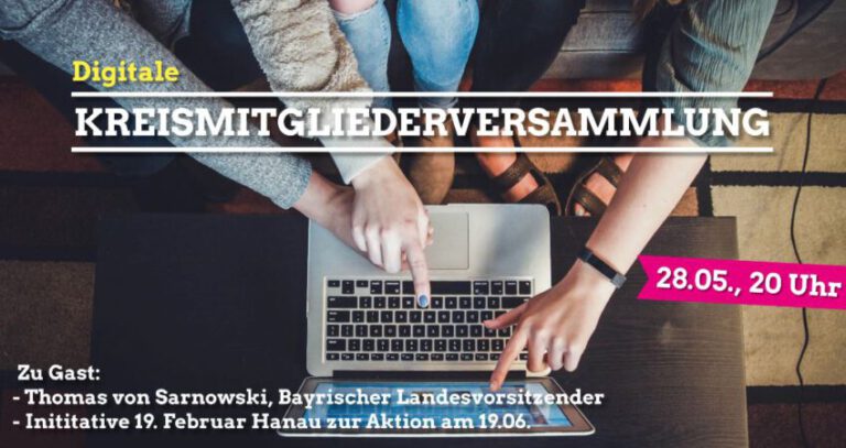 Kreismitgliederversammlung am Fr. 28.05.2021 | 20Uhr