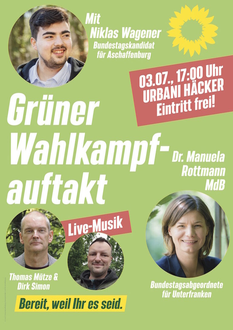 Wahlkampfauftakt im Urbani Häcker in Aschaffenburg