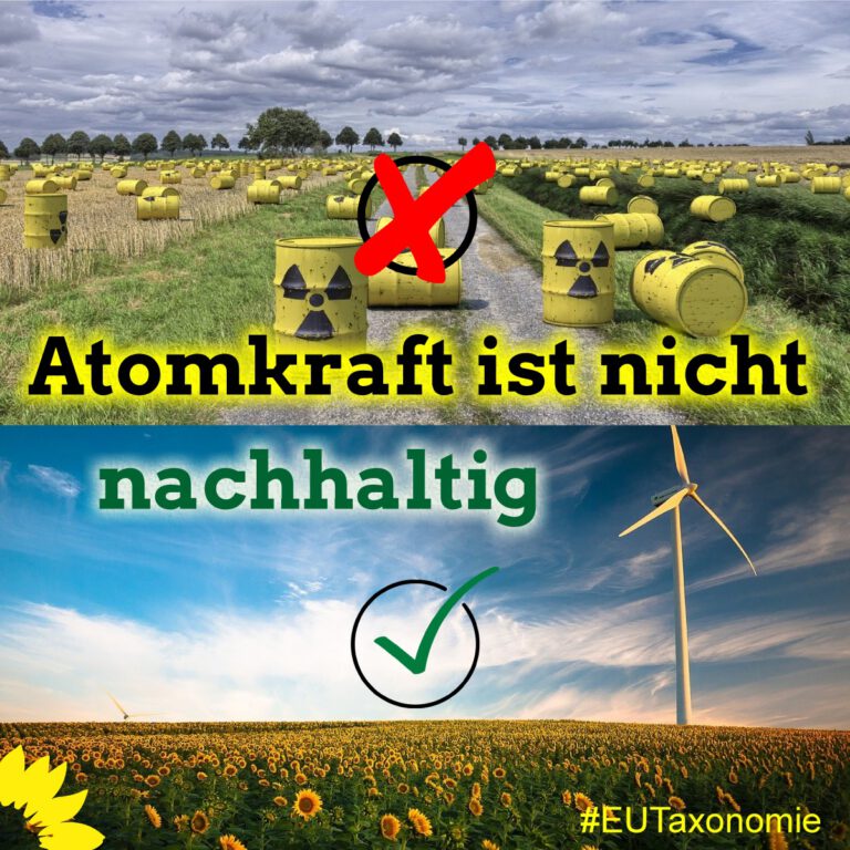 Atomkraft ist nicht nachhaltig