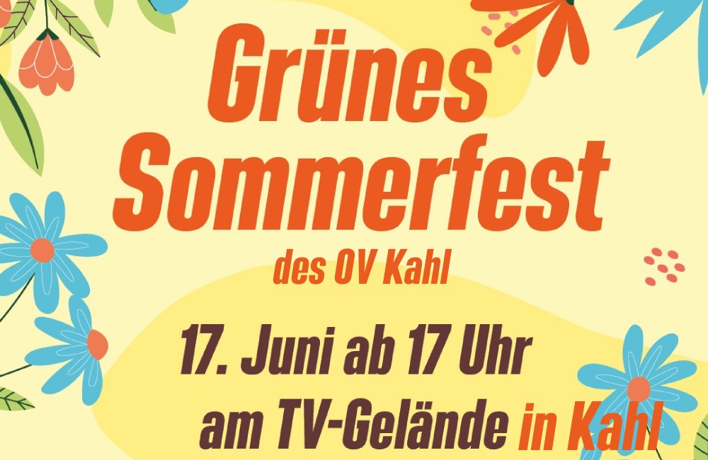 Grünes Sommerfest in Kahl