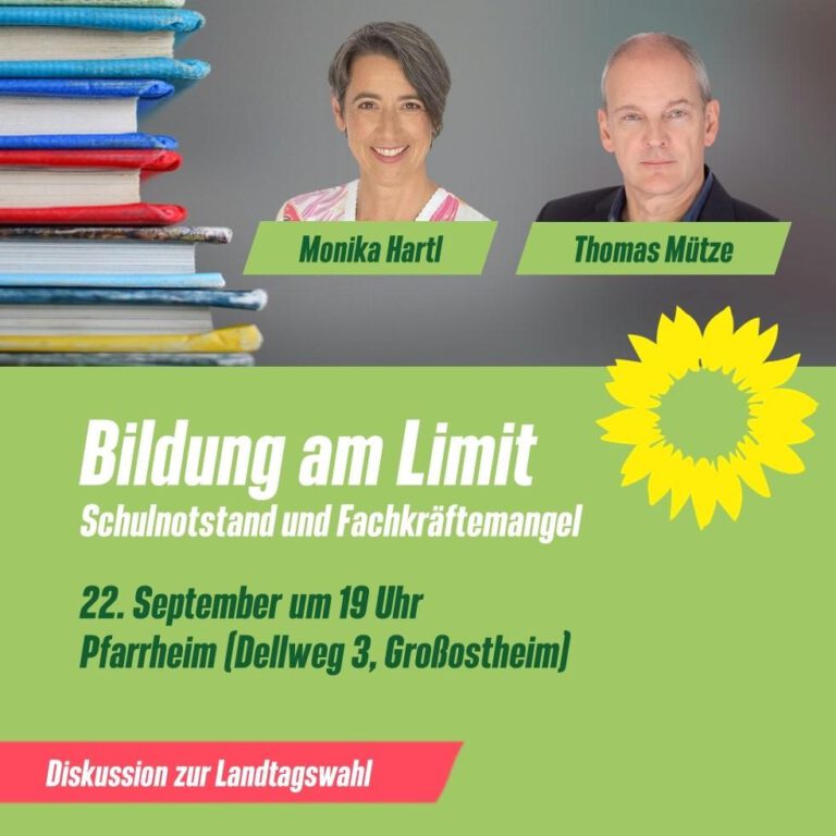 Bildung am Limit – Schulnotstand und Fachkräftemangel“ am Fr. 22.09.