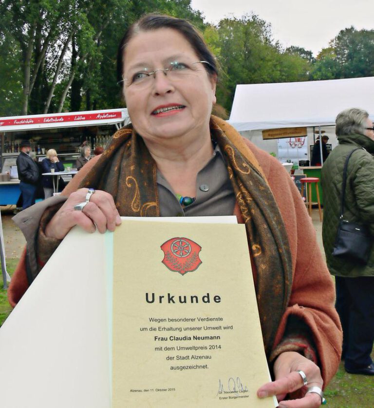 Umweltpreis für Claudia Neumann