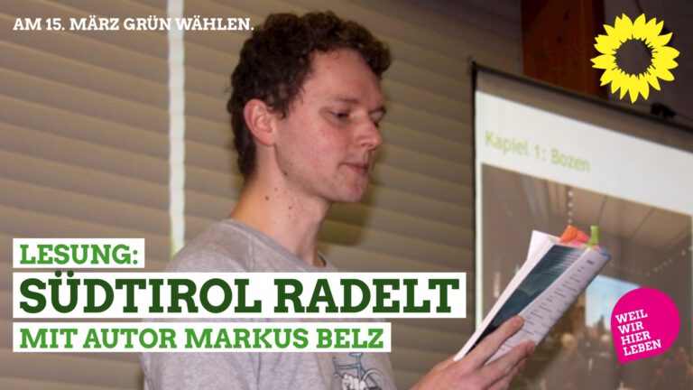 Autorenlesung von Markus Belz: „Südtirol radelt“