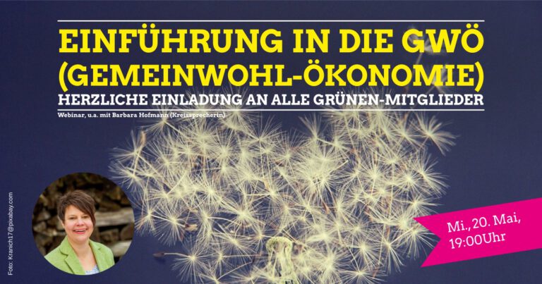 Webinar-Tipp: Einführung in die Gemeinwohl-Ökonomie