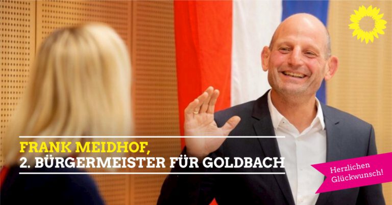 Herzlichen Glückwunsch an die Goldbacher Grünen