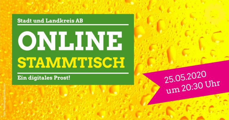 Online-Stammtisch der Grünen (Stadt+Land)