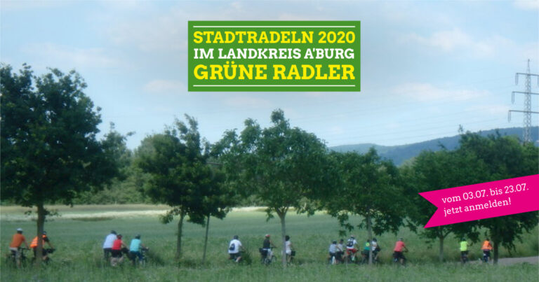 Grüne radeln mit beim Stadtradeln im Landkreis und vielen Gemeinden