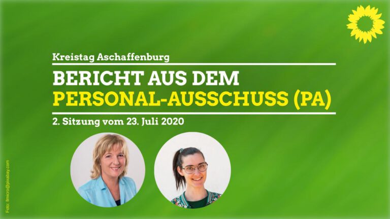 Bericht von der 2. Sitzung des Personalausschusses (PA) 23. Juli 2020