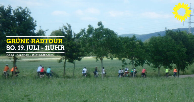 Grüne Radtour mit Picknick im Park am So. 19.07.