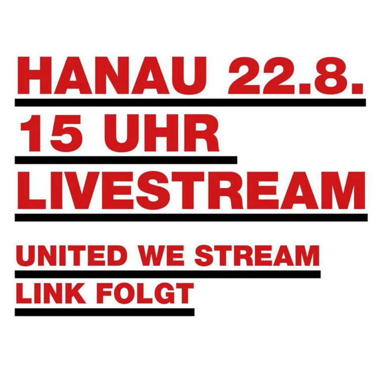 Demo abgesagt. Stattdessen: Livestream