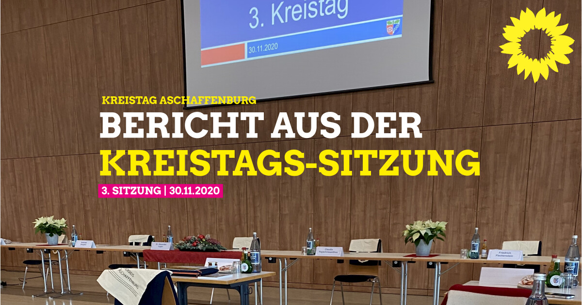 3. Sitzung des Kreistags am 30.11.2020