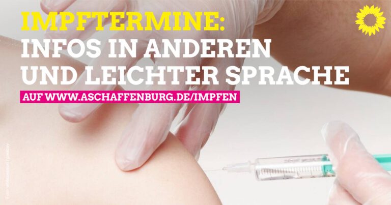 Impftermine: Infos in anderen sowie in leichter Sprache