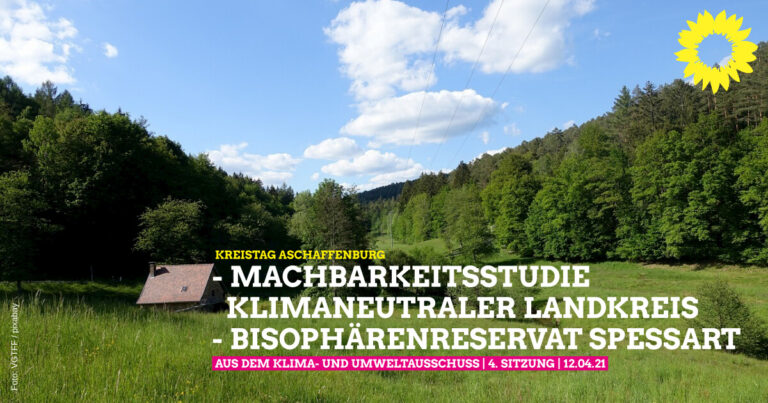 4. Sitzung des Ausschusses für Umwelt- und Klimaschutz am 12.04.21