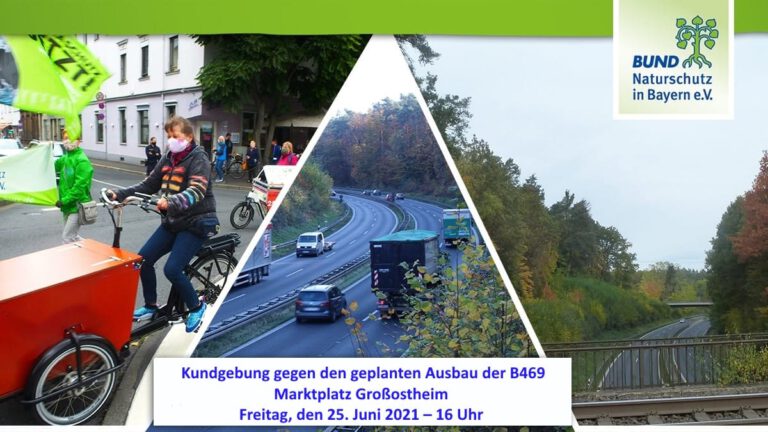 Kundgebung „Klima und Wald statt Asphalt in Großostheim mit neuen Informationen am Fr, 25.06, 16:00