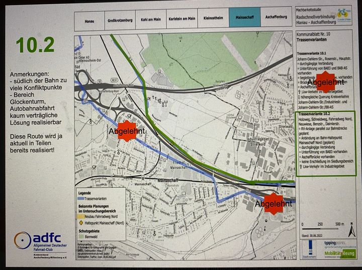 Bürgerbeteiligung zum Radschnellweg Aschaffenburg-Hanau