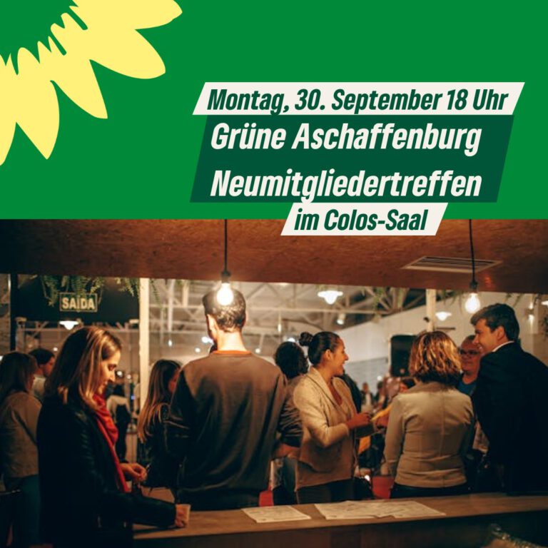 Neumitgliedertreffen in Aschaffenburg am Mo. 30.09.