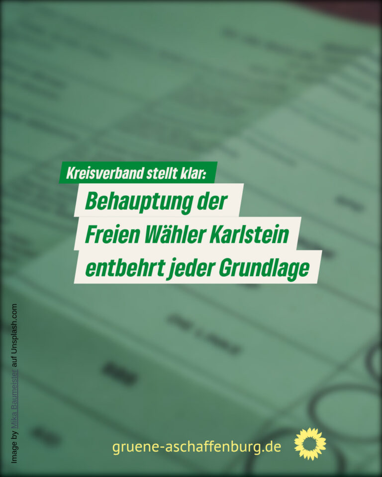 Stellungnahme zur Gemeinderatsneuwahl in Karlstein + falsche Darstellung der Freien Wähler Karlstein