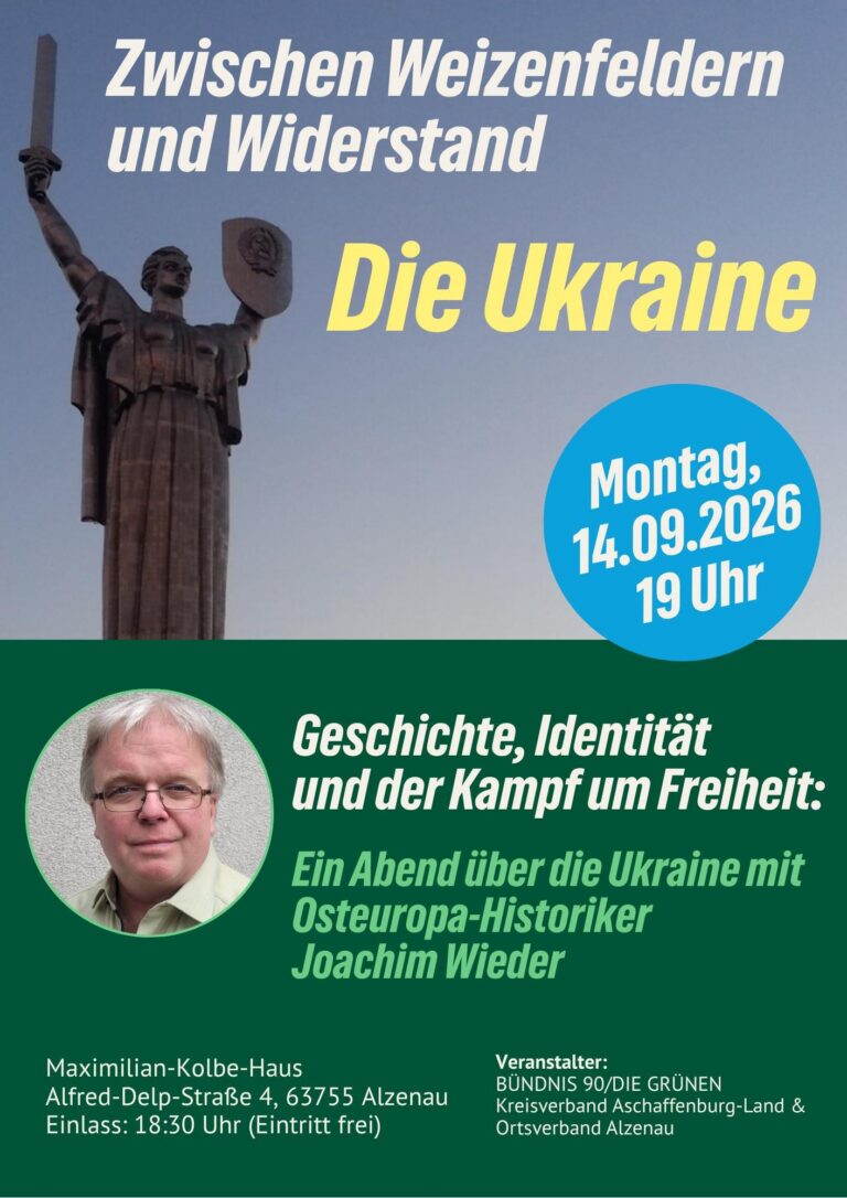 Zwischen Weizenfeldern und Widerstand: Ein Abend über die Ukraine mit Osteuropa-Historiker Joachim Wieder